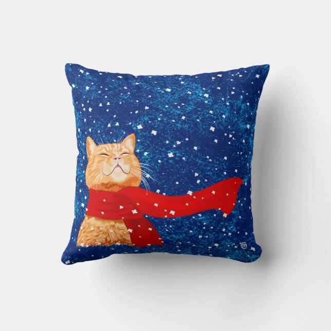 Almofada Tabby ama neve (Verso)