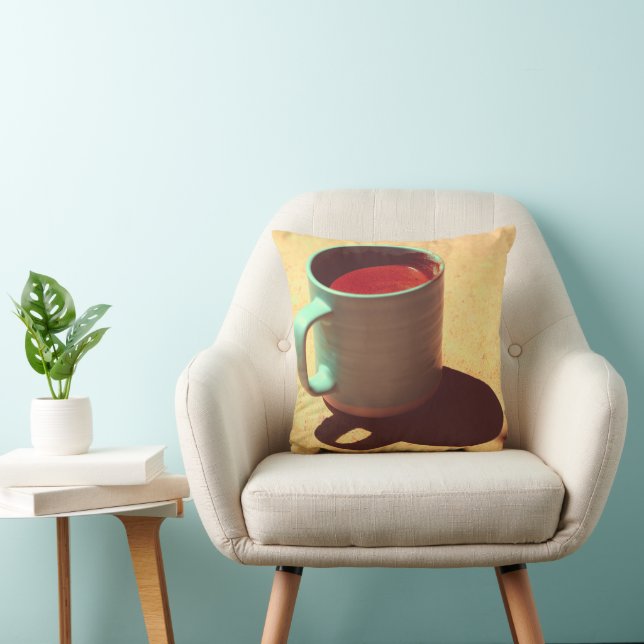 Almofada Taça Turca De Fumos Ricos De Café (Cadeira)