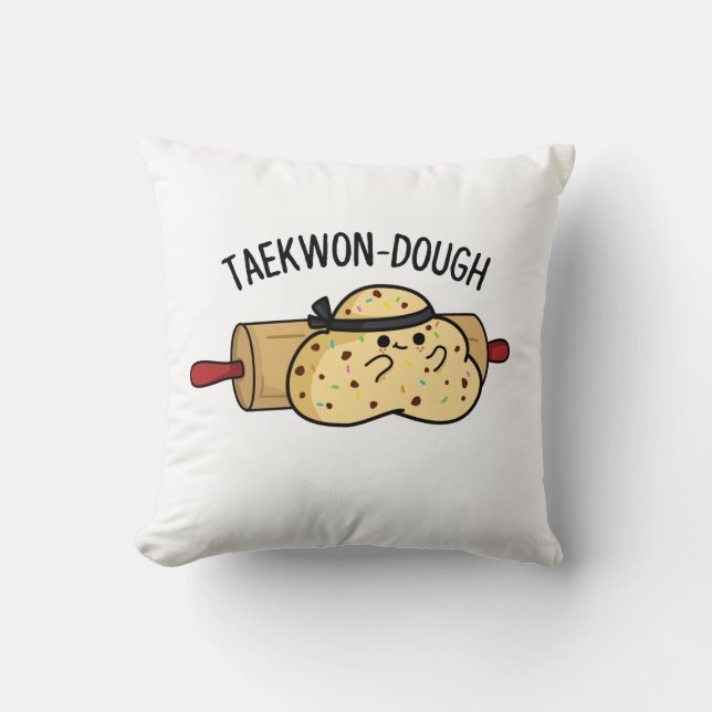 Almofada Taekwon-Dough Funny Baking Pun (Frente)