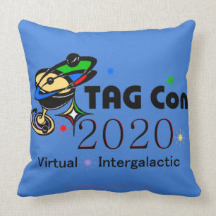 Almofada TAG Con 2020 - Virtual - Blue Quadrant