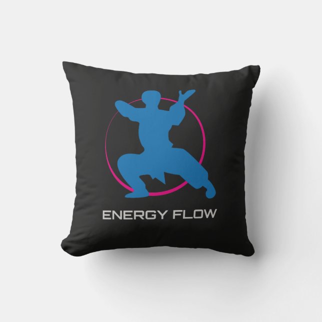 Almofada Tai Chi Energy Flow Martial Arts (Frente)