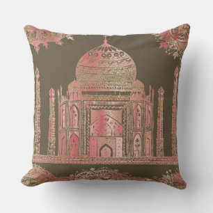 Almofada Taj Mahal - Estilo Boêmiano Oriental