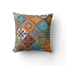 Talavera Tles Turquesa Verde Laranja Preto Branco