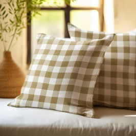 Almofada Tan Buffalo Xadrez