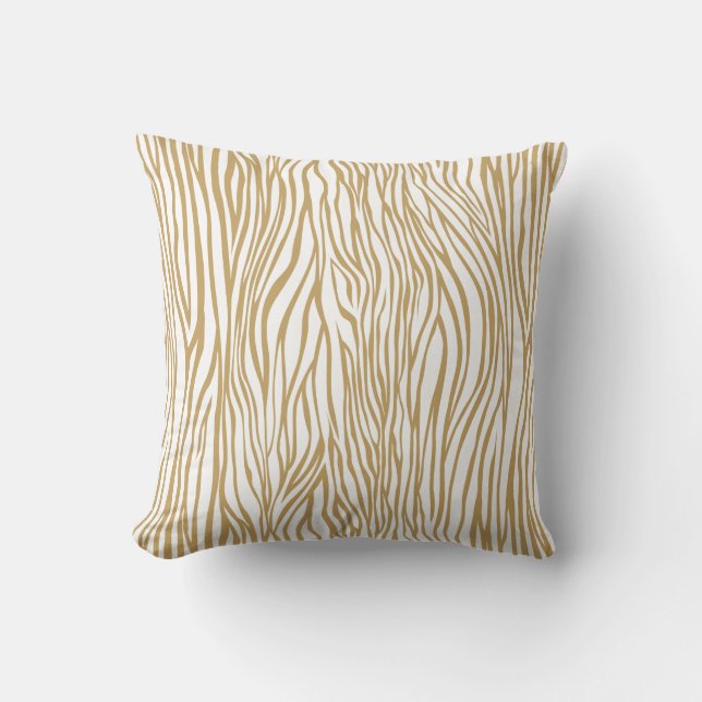 Almofada Tan Zebra Animal Print (Frente)