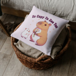 Almofada Tão Capivara Para Ver Você – Arte de Capivara Fofa