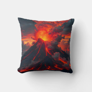 Almofada Tapeçaria Inferno Summit – Paisagem de Fantasia Vu