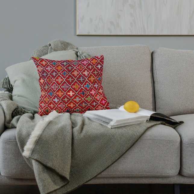 Almofada Tapete Turco Colorido - Tapete Antiquado Kilim (Criador carregado)