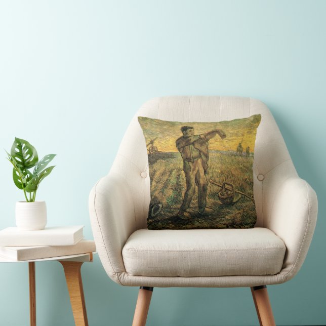Almofada Tarde - Fim do Dia de Vincent van Gogh (Cadeira)