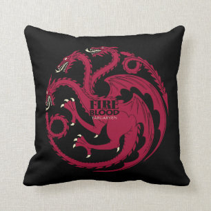 Almofada Targaryen Sigil - Fogo e Sangue