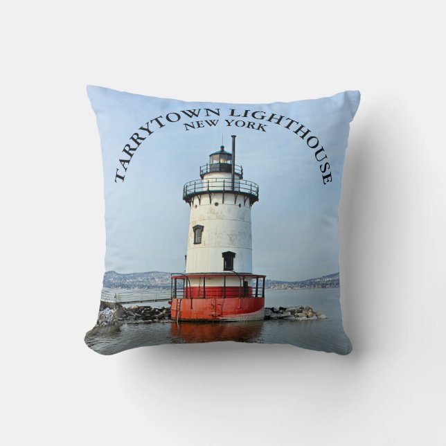 Almofada Tarrytown Lighthouse, Travesseiro decorativo de No (Frente)