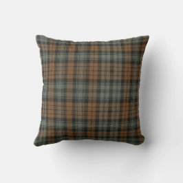 ALMOFADA TARTAN DE ÁGUA NEGRA