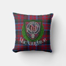 Tartan e Brasão do Clã Escocês MacNaughton