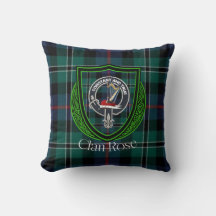 Tartan e Brasão do Clã Escocês Rose