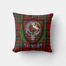 Tartan e Brasão do Clã Escocês Stewart