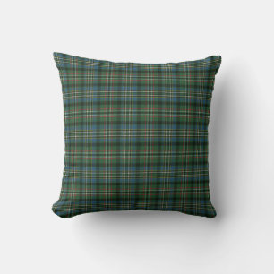 Almofada Tartan escocês original antigo verde de Scott
