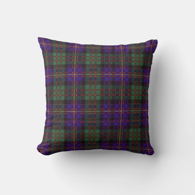 Almofada Tartan escocês real - Cameron de Erracht (Frente)