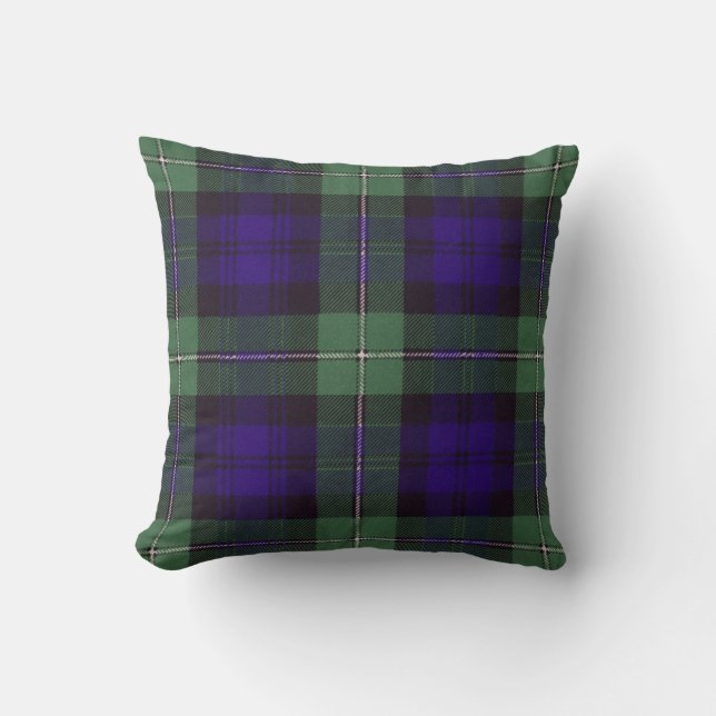 Almofada Tartan escocês real - Forbes (Frente)