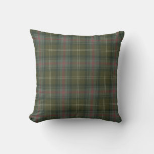Almofada Tartan original resistido velho de Sutherland