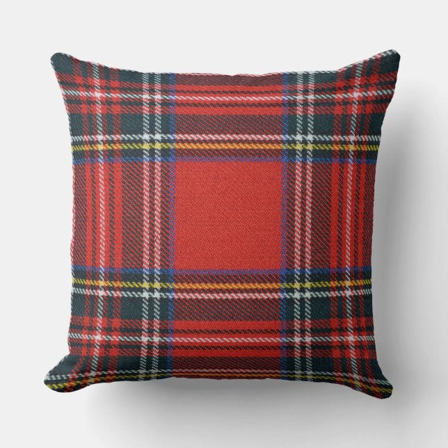 Almofada Tartan real do mit Stewart de Kissen (Frente)