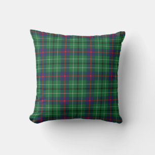 Almofada Tartan Xadrez Clan Duncan Green Check