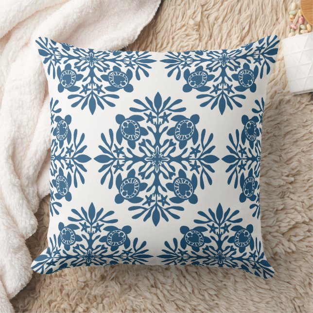 Almofada Tartaruga impressão quilha honu havaiana (Cobertor)