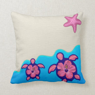 Almofada Tartarugas cor-de-rosa de Honu