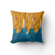 Tassles tribal trançado tecido