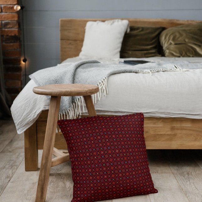 Almofada Tatreez Arab Thobe Trabalho de arte Patterno Henna (Criador carregado)