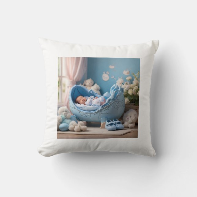 Almofada Taufkissen für Jungen (Frente)