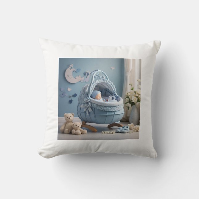 Almofada Taufkissen für Jungen (Frente)