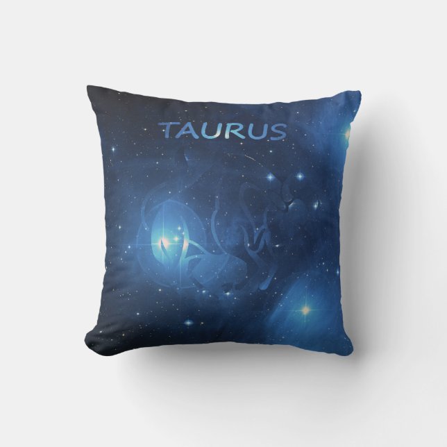 Almofada Taurus do sinal do zodíaco (Frente)