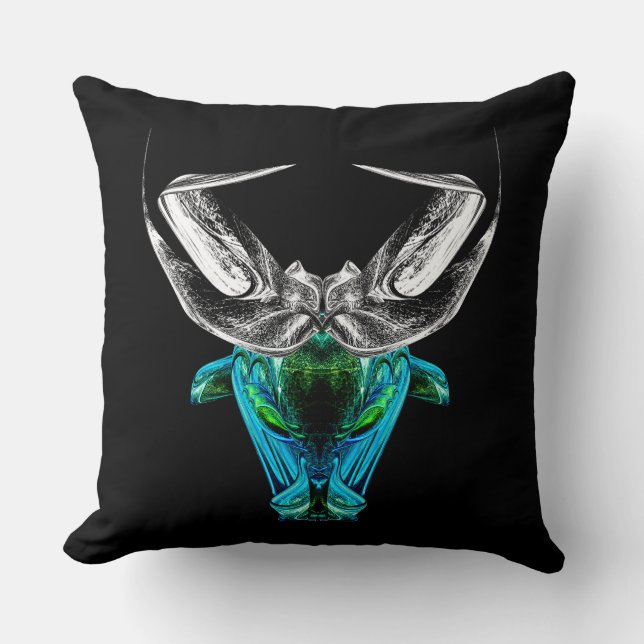 Almofada Taurus – Minimalist Zodiac Decorative Pillow (Frente)