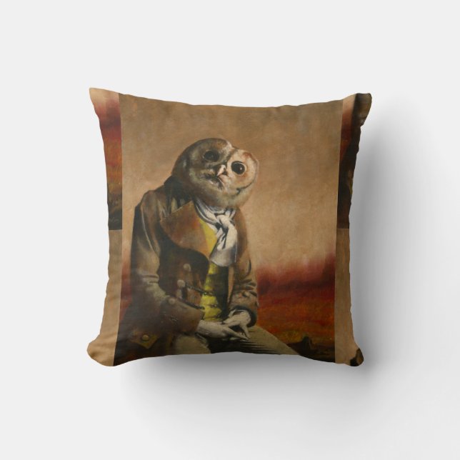 Almofada Tawny Owl Throw (Frente)