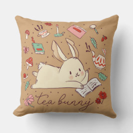 Almofada Tea Bunny Travesseiro decorativo