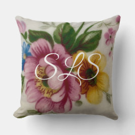 Almofada Tea Cup Floral Bouquet