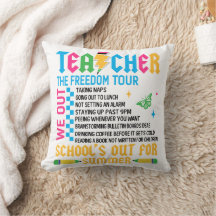 TEACHER The Freedom Tour Funny End of Year Teacher