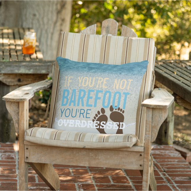 Almofada Teal Aqua Turquoise Blue Ocean Waves ao ar livre (Cadeira)