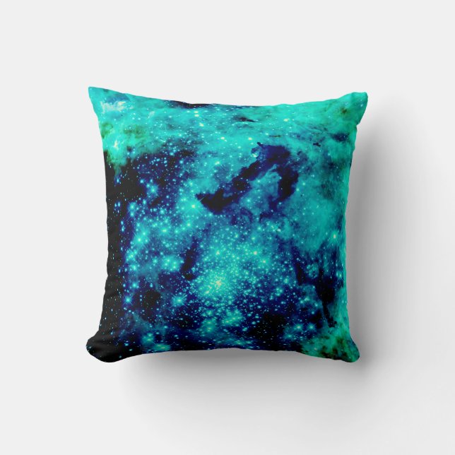 Almofada Teal Galaxy (Frente)