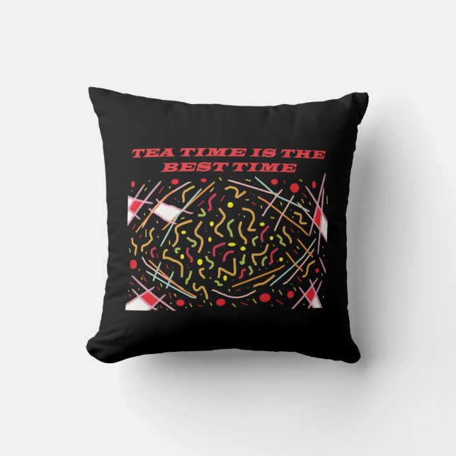 Almofada Teatime é a melhor altura em que as mães do chão d (Frente)