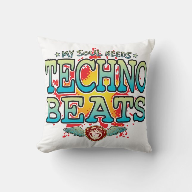 Almofada Techno Beats Soul Cushion (Frente)