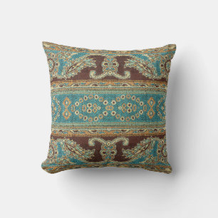 Almofada Tecido Árabe Paisley Oriental Design