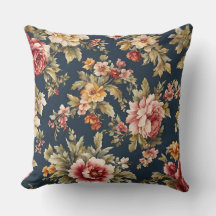 Tecido italiano com um belo padrão floral