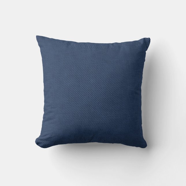 Almofada Tecido Jeans Azul (Frente)