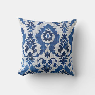 Almofada Tecido Padrão Ikat