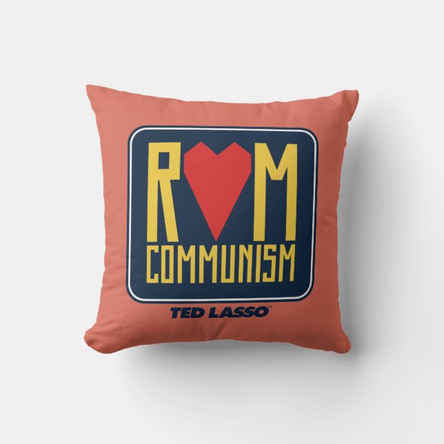 Almofada Ted Lasso | Rom Communism Graphic (Frente)