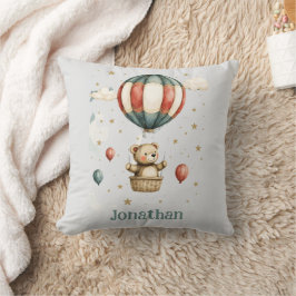 Almofada Teddy Bear Hot Air Balloon Cozy