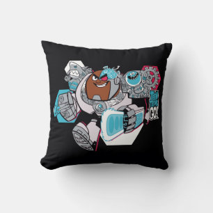Almofada Teen Titans Go! Gráfico Arsenal de Cyborg