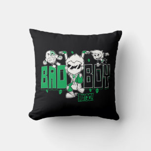 Almofada Teen Titans Go! Robin, Cyborg e BB "Bad Boy"