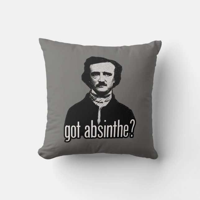 Almofada tem Absinthe?travesseiro decorativo (Frente)